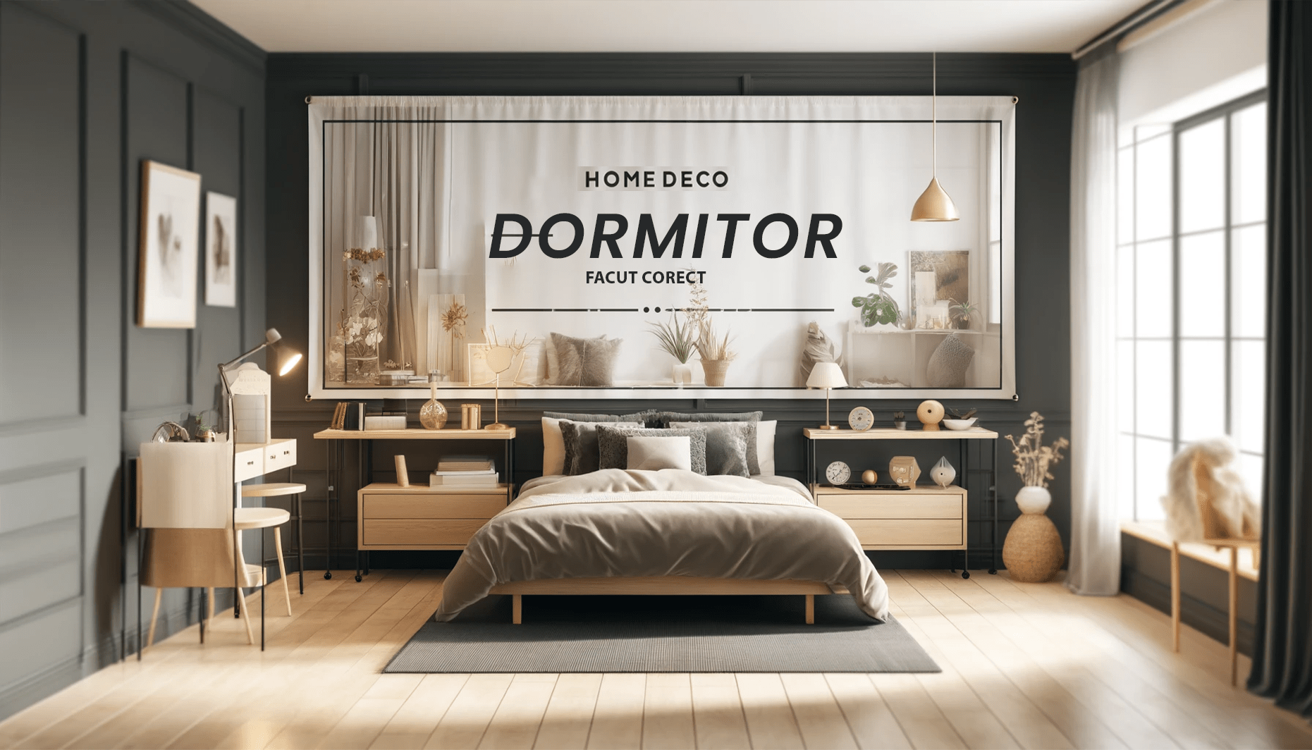 HOMEDECO FACUT CORECT: DORMITOR - La Cucu