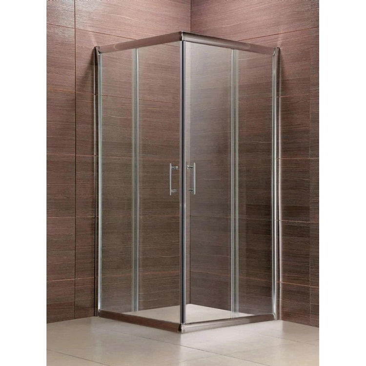 Cabina de dus 90 x 90 cm, patrata, sticla 4 mm, GOBE - La Cucu