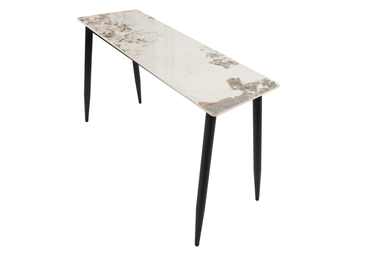 Masa Living MB-89, 120x40x75 cm, cu aspect de piatra