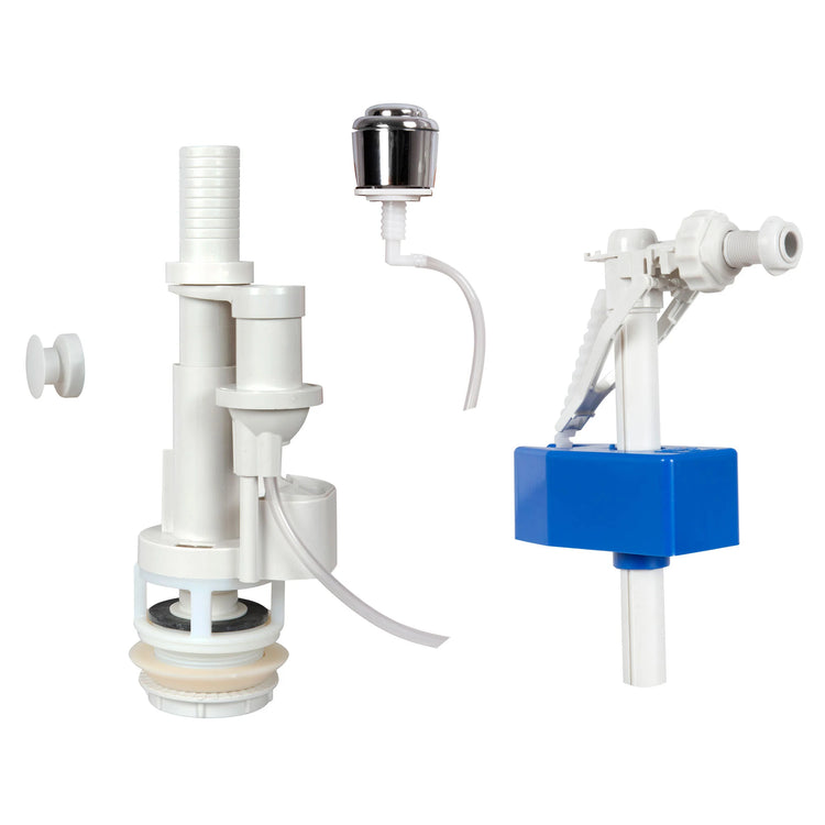 Mecanism rezervor wc, Eurociere 1402A, actionare prin apasare, alimentare laterala, cu flotor, fara senzor