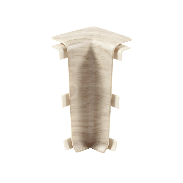 Colt interior pentru plinta Vilo Esquero 605, platan vestic, 66.6 x 21.9 mm
