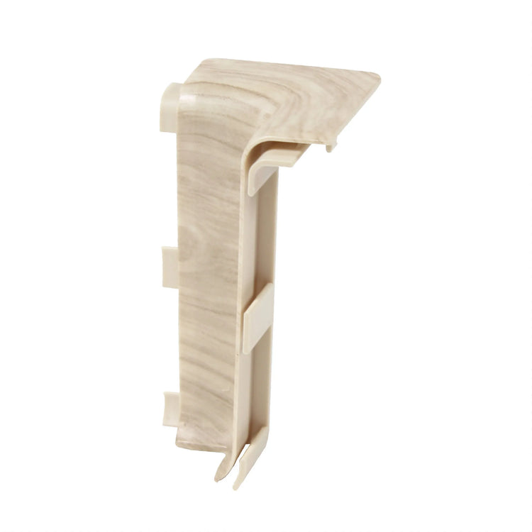 Colt interior pentru plinta Vilo Esquero 605, platan vestic, 66.6 x 21.9 mm