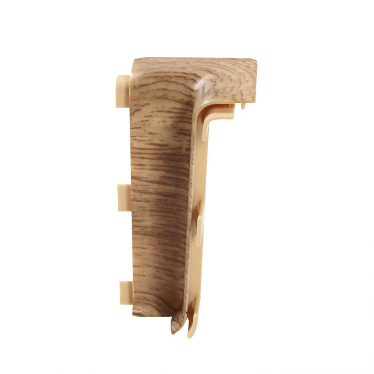 Colt interior pentru plinta Vilo Esquero 608, stejar rosu, 66.6 x 21.9 mm