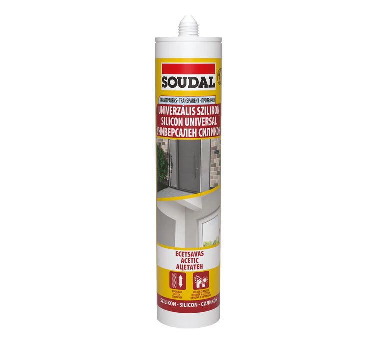 Silicon universal Soudal, alb, interior / exterior, 280 ml
