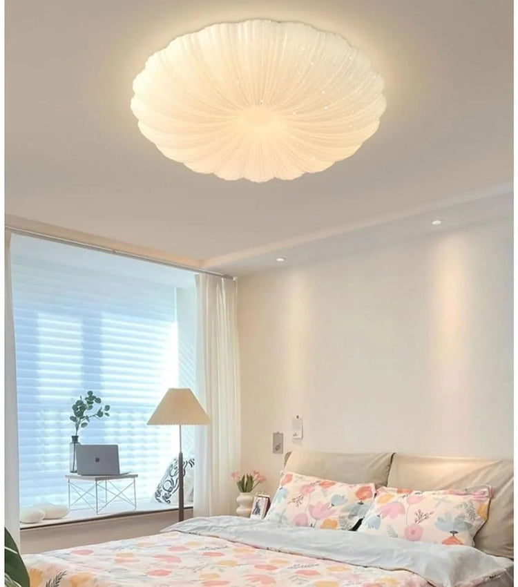 Plafonieră LED Margareta 23 cm, 22W, 3000K / 4000K / 6000K, Alb, Metal si Acril