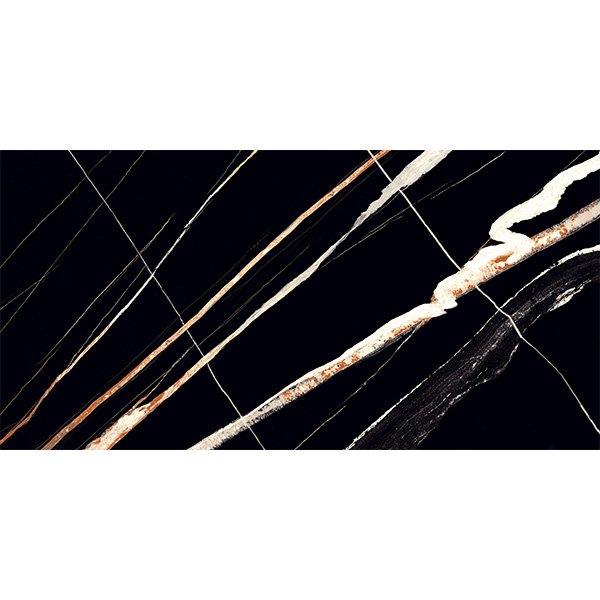 GRESIE LAURENT BLACK - B HIGH GLOSS 60x120 1.44