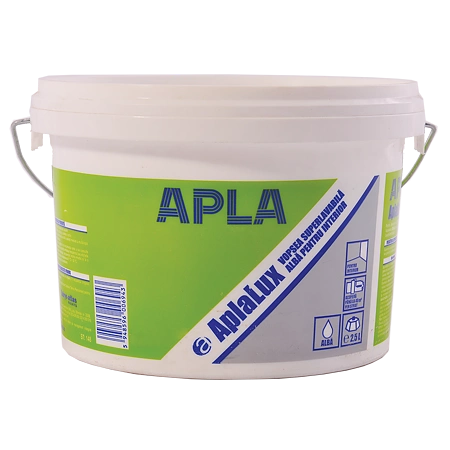 Vopsea lavabila interior, AplaLux, alb, 2.5 l