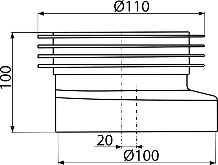 ALCA A990 COT WC EXCENTRIC
