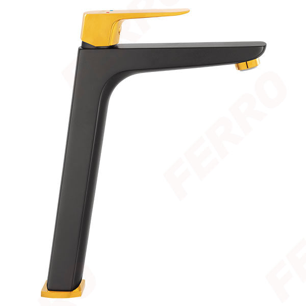 Vitto Black/Gold Verdeline - Baterie stativa pentru lavoar inalt, negru/auriu BVI2LVLBLG