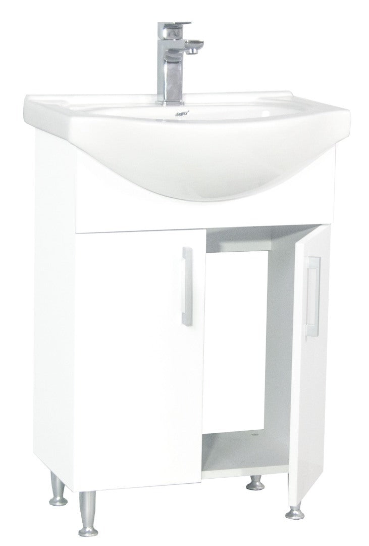 Mobilier Baie eco și lavoar, Seria 005, 50cm, Alb
