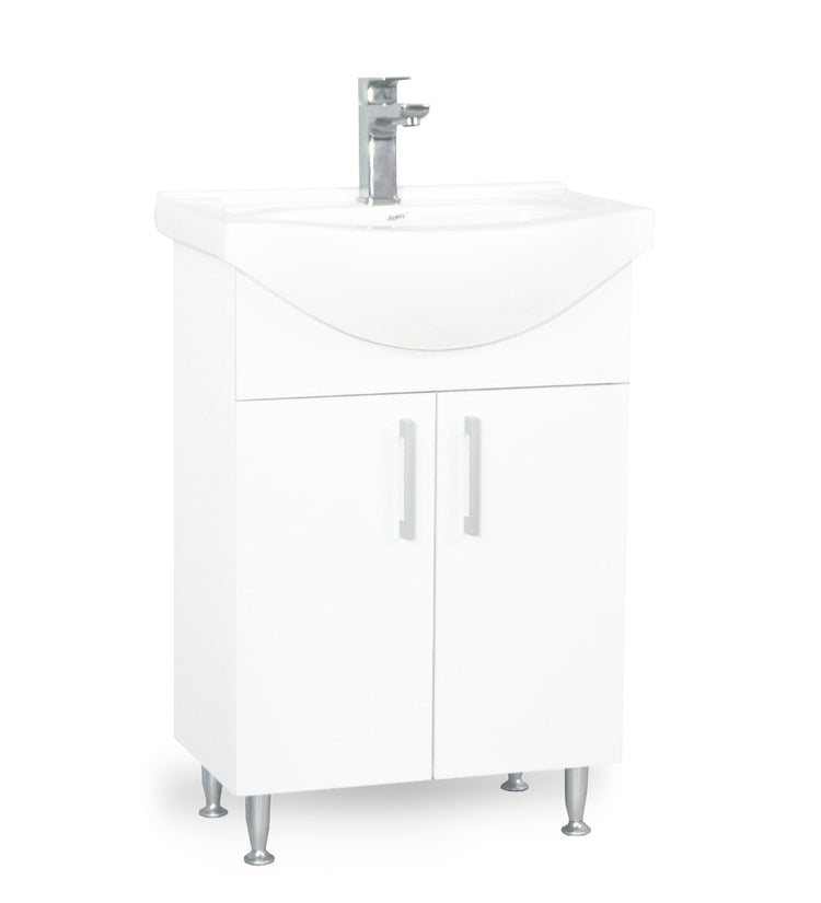 Mobilier Baie eco și lavoar, Seria 005, 50cm, Alb