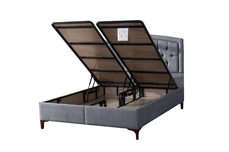 Pat Bellagio 140 x 200 cm, tapitat, culoare gri deschis