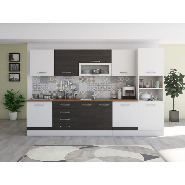 Bucatarie Alfa 320, blat termic, corpuri