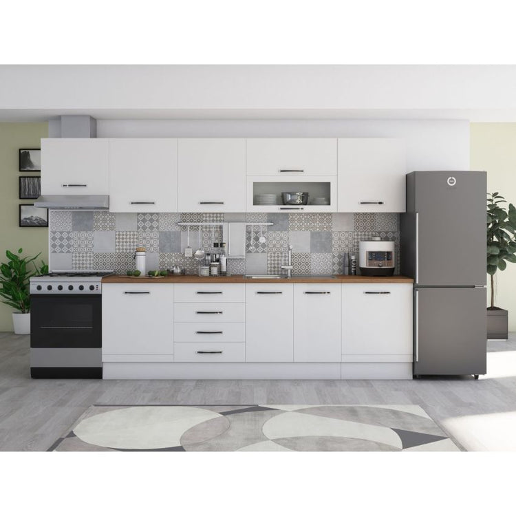 Bucatarie Alfa 320, blat termic, corpuri