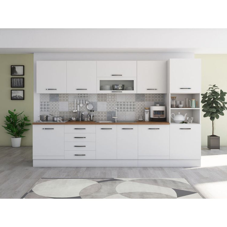 Bucatarie Alfa 320, blat termic, corpuri