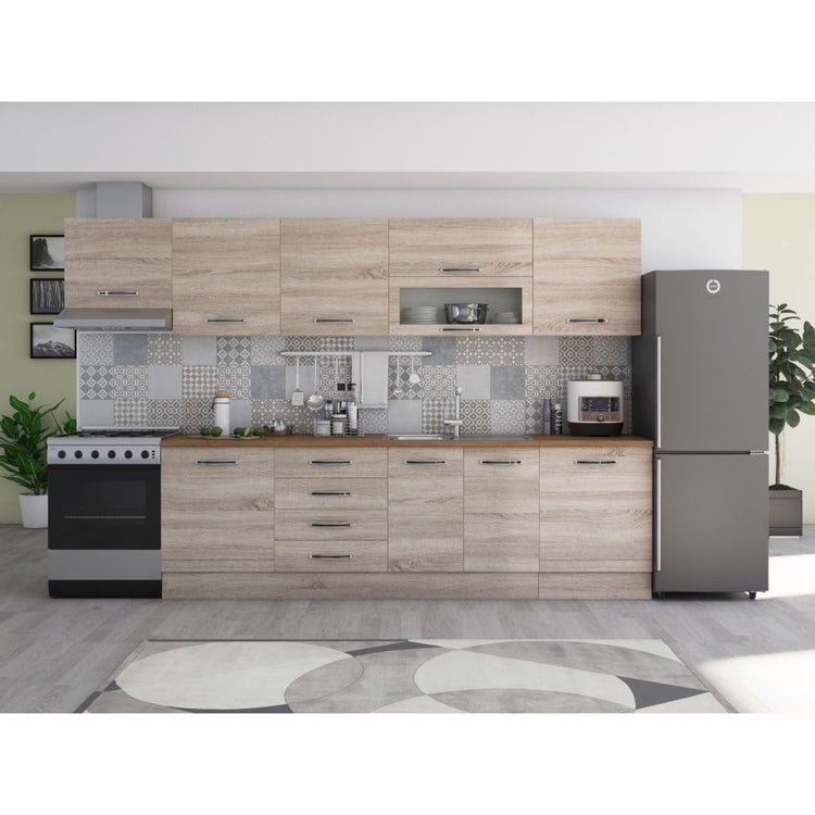 Bucatarie Alfa 320, blat termic, corpuri