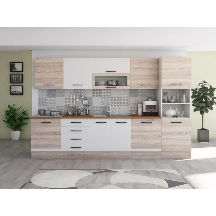 Bucatarie Alfa 320, blat termic, corpuri