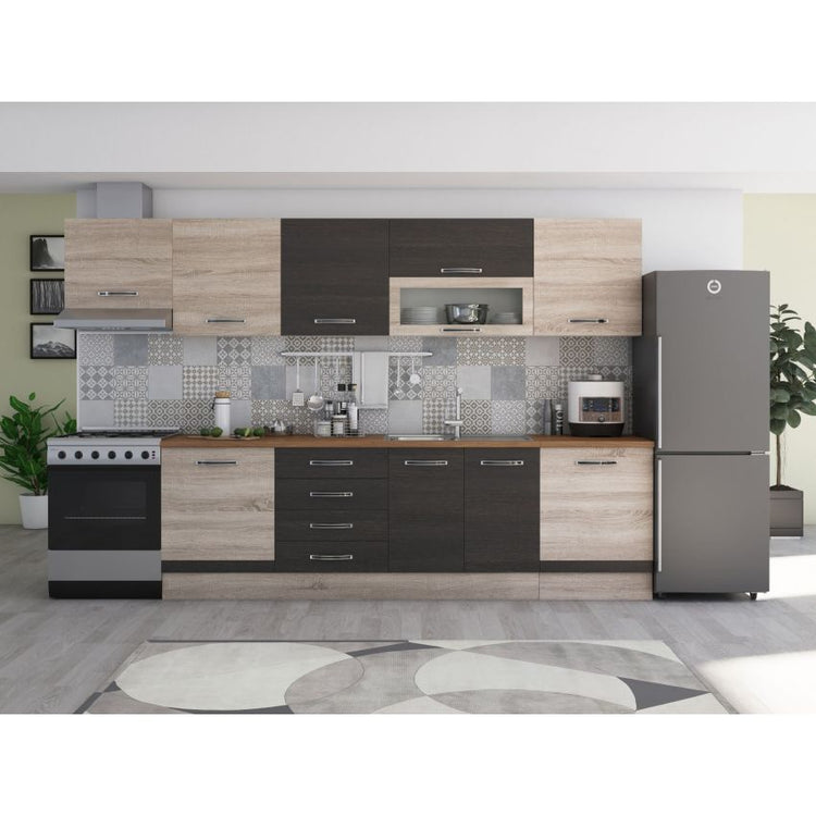 Bucatarie Alfa 320, blat termic, corpuri