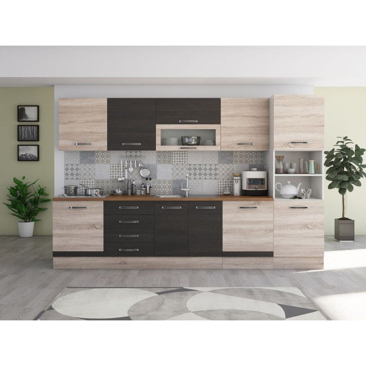 Bucatarie Alfa 320, blat termic, corpuri