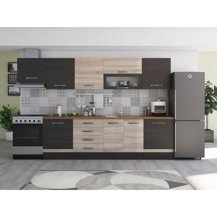 Bucatarie Alfa 320, blat termic, corpuri