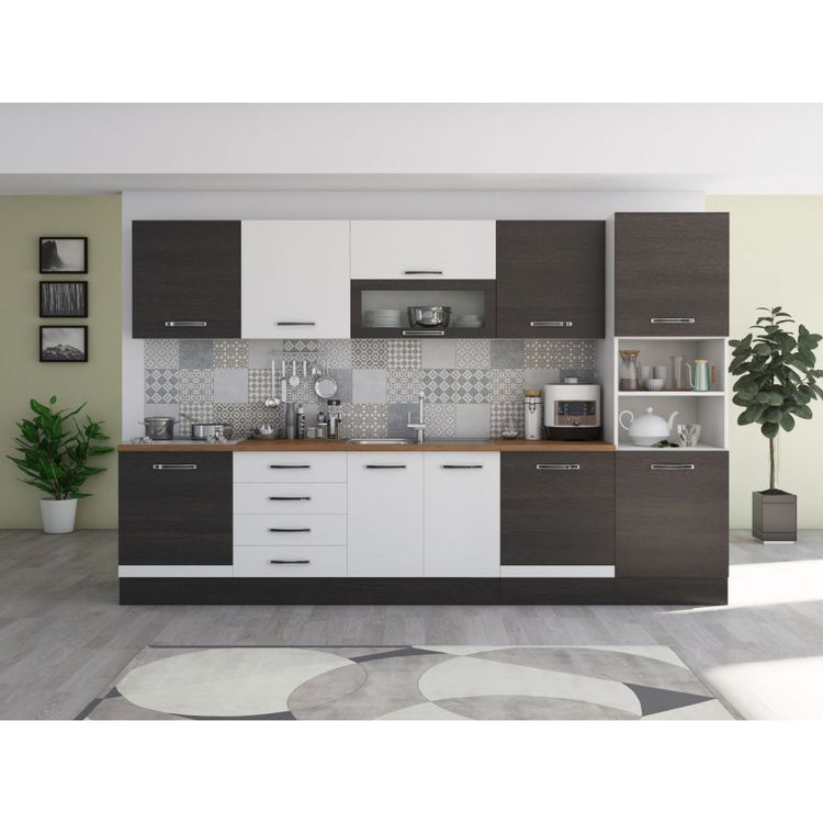 Bucatarie Alfa 320, blat termic, corpuri