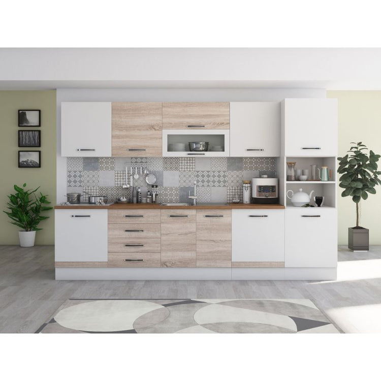Bucatarie Alfa 320, blat termic, corpuri