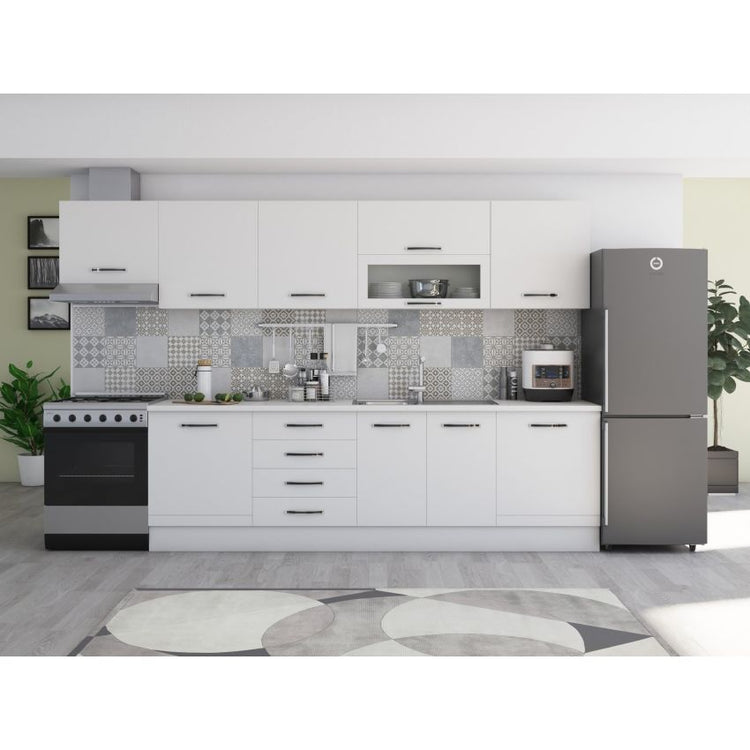 Bucatarie Alfa 320, blat termic, corpuri