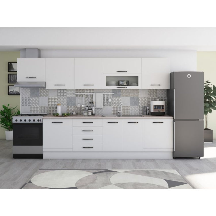 Bucatarie Alfa 320, blat termic, corpuri