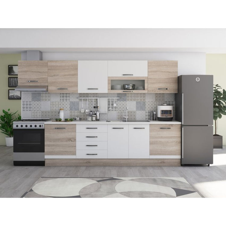 Bucatarie Alfa 320, blat termic, corpuri