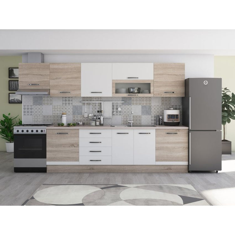 Bucatarie Alfa 320, blat termic, corpuri