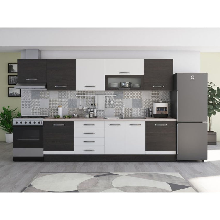 Bucatarie Alfa 320, blat termic, corpuri