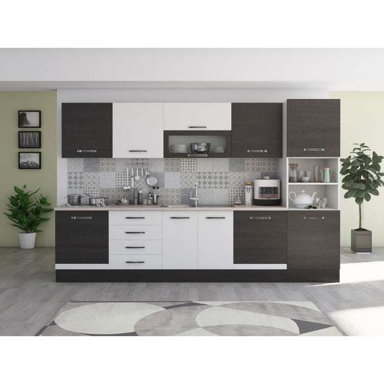 Bucatarie Alfa 320, blat termic, corpuri