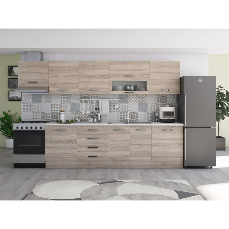 Bucatarie Alfa 320, blat termic, corpuri