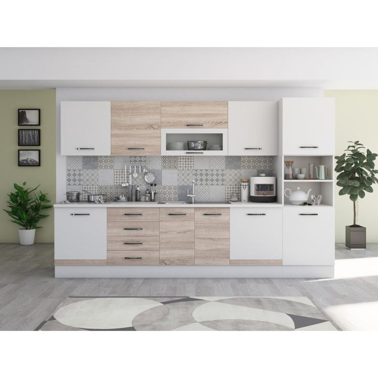 Bucatarie Alfa 320, blat termic, corpuri