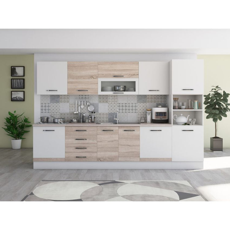 Bucatarie Alfa 320, blat termic, corpuri