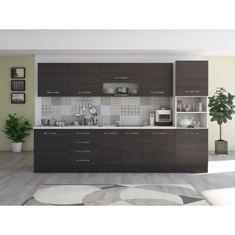 Bucatarie Alfa 320, blat termic, corpuri