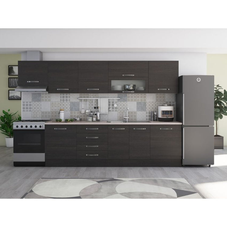 Bucatarie Alfa 320, blat termic, corpuri