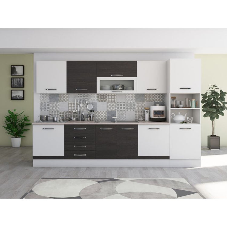 Bucatarie Alfa 320, blat termic, corpuri
