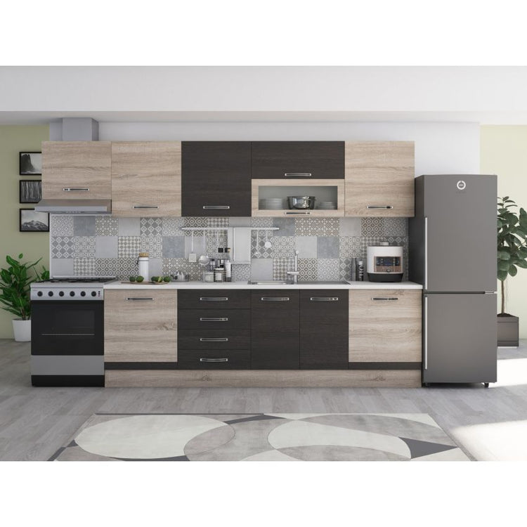 Bucatarie Alfa 320, blat termic, corpuri