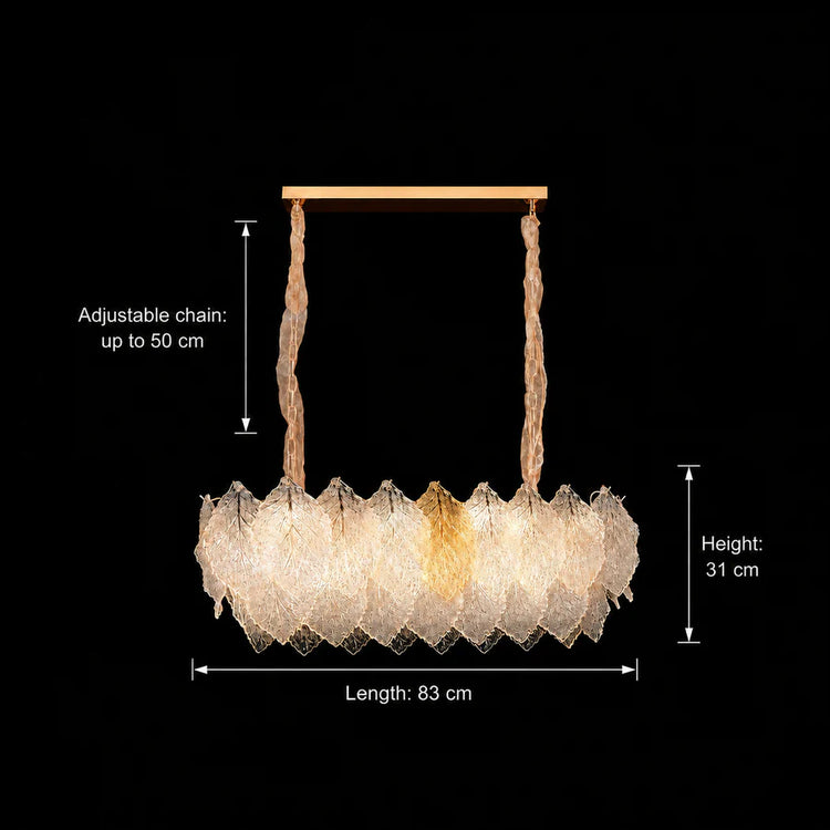 Candelabru Cristal LACE Royale 11xE14, Dimensiune 83x33 cm, Inaltime 31 cm, Auriu Lucios, Inaltime Reglabila, Design Elegant