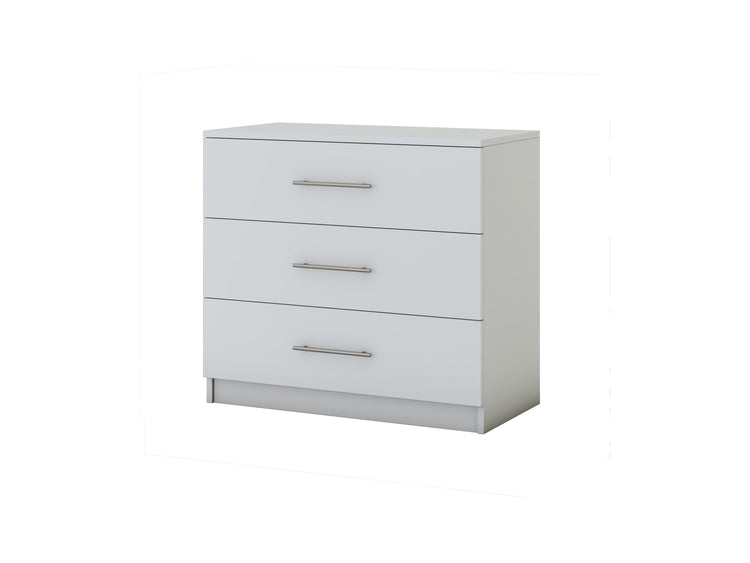 Comoda beta, alb, 90x82x42.5 cm - La Cucu