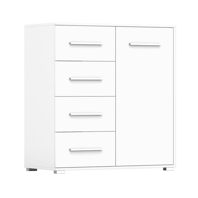 Comoda mini stela 1d4s, pal, 90x95x45 cm