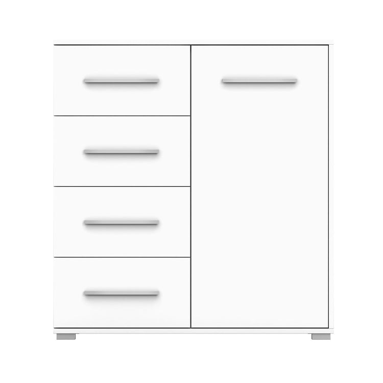 Comoda mini stela 1d4s, pal, 90x95x45 cm