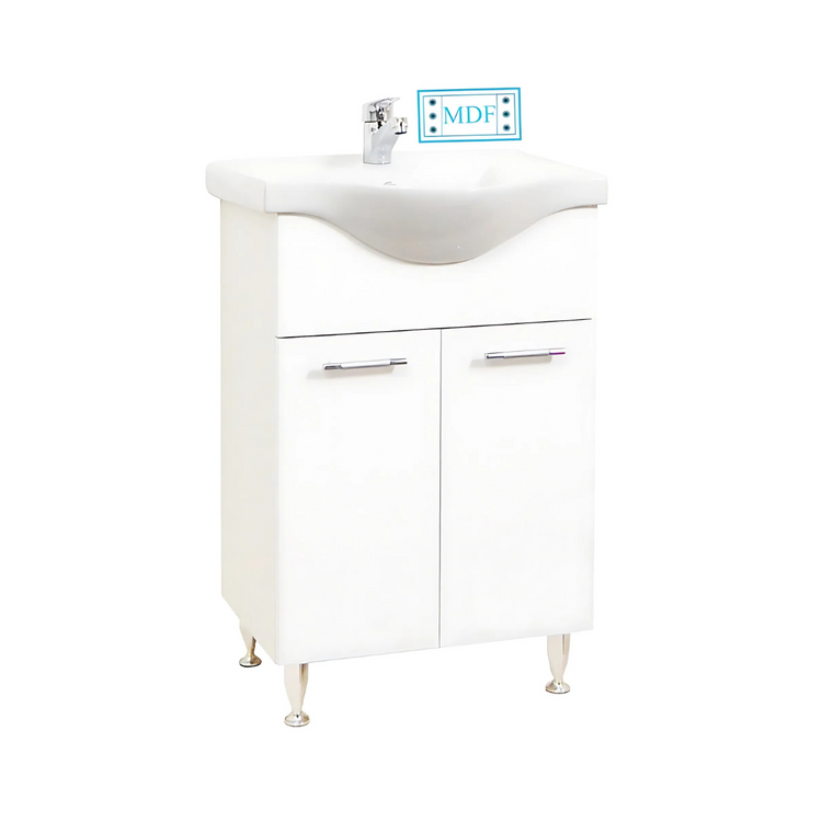 BAZA SI LAVOAR SERIA 153, 55CM ALB