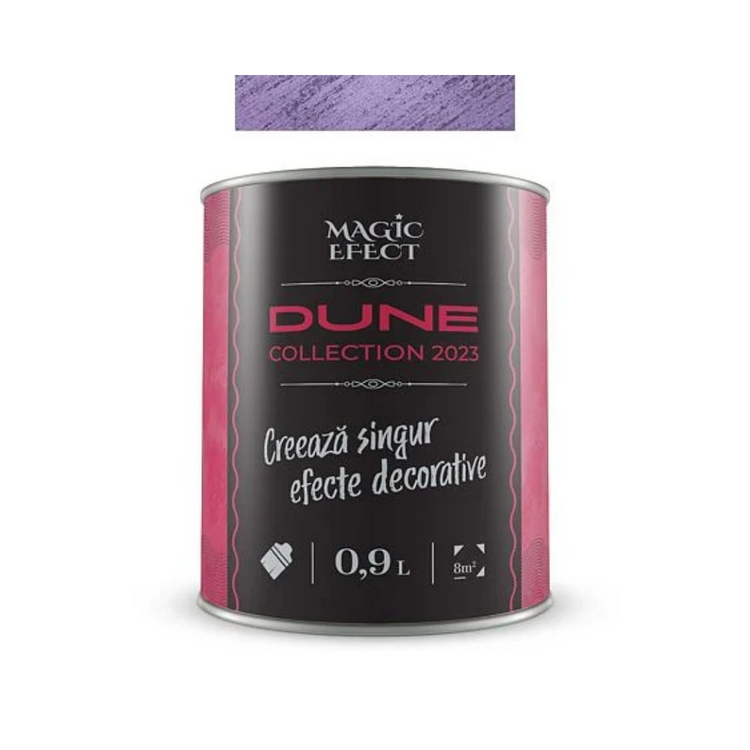 Vopsea decorativa cu efect de dune de nisip, Magic Efect Dune Ice Fuchsia, 0.9 l