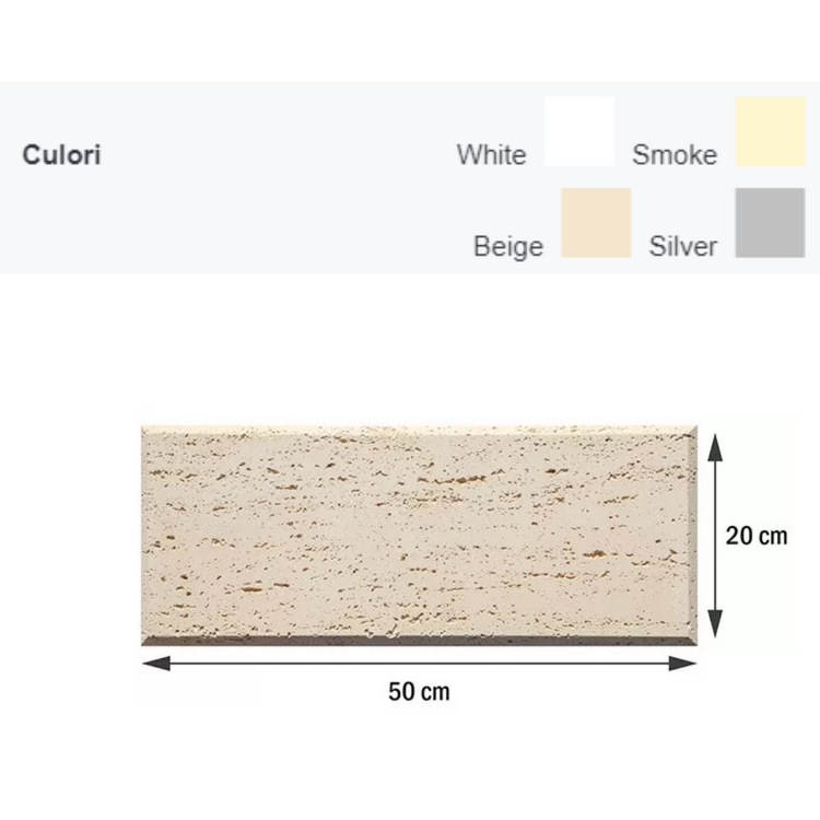 Piatra decorativa cu textur travertin vein-cut - Traverstone