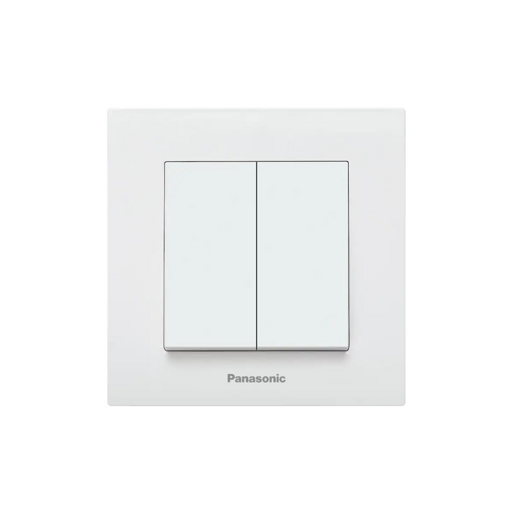 Intrerupator Panasonic Karre Plus P-KP2, Alb