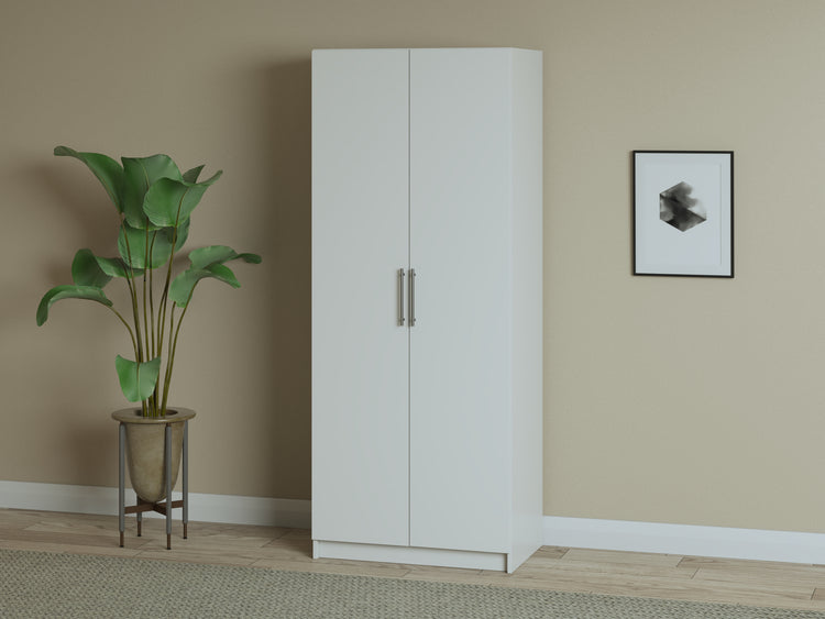 Dulap ECO, 2 usi si bara de haine, 80 cm