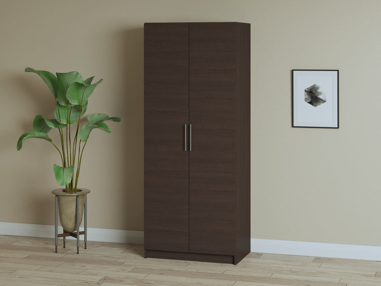 Dulap ECO, 2 usi si bara de haine, 80 cm
