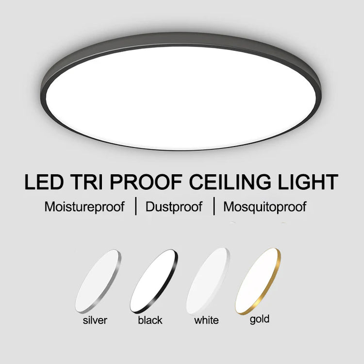 Plafoniera LED SOLIS 27cm 20W Lumina Rece, Negru